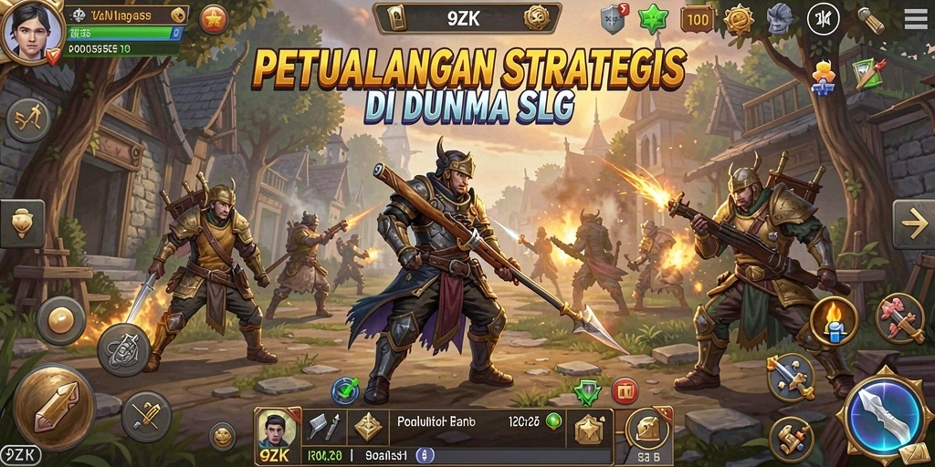 Tampilan gameplay seru dan menarik di dunia SLG.