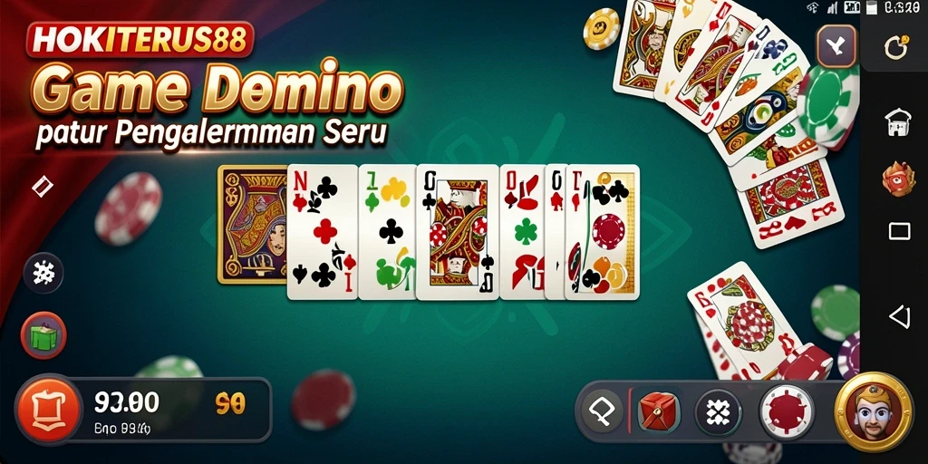 Tampilan gameplay seru di HOKITERUS88 dengan berbagai pilihan kartu.
