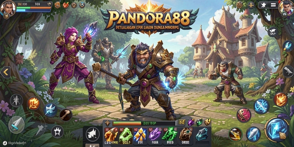 Gameplay menakjubkan PANDORA88 dalam dunia MMORPG yang kaya.