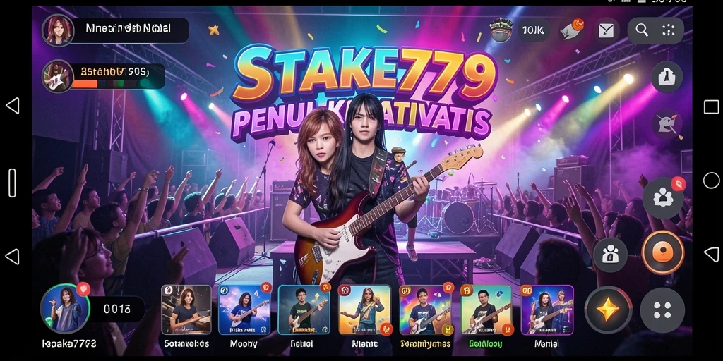 Screenshot dari gameplay STAKE779 yang menampilkan keseruan permainan musik.