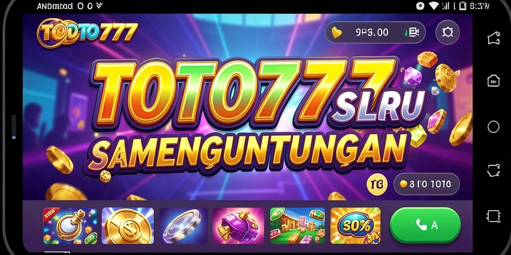 Screenshot gameplay menunjukkan tampilan menarik dan fitur Slot.