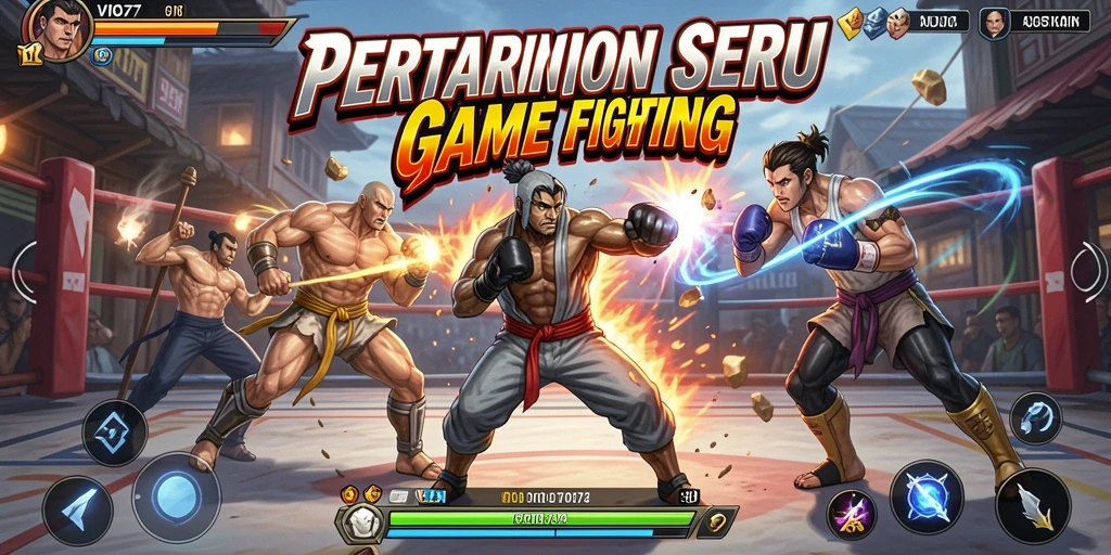 Tampilan seru dari gameplay VIO77 dalam pertarungan Fighting.
