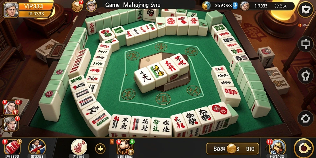 Tampilan seru gameplay Mahjong di VIP333 yang penuh tantangan.